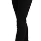 Elegant Slim Fit Black Denim Jeans