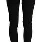 Elegant Slim Fit Black Denim Jeans