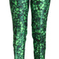 Emerald Envy Tapered Silk Pants
