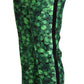 Emerald Envy Tapered Silk Pants