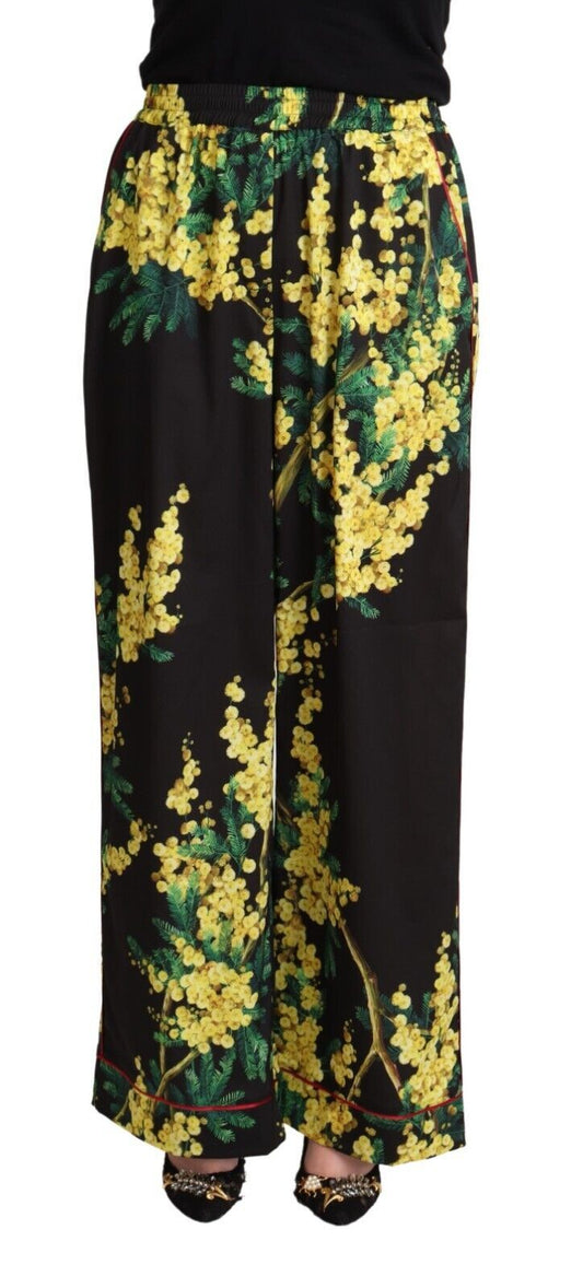 Floral Elegance Wide Leg Pants