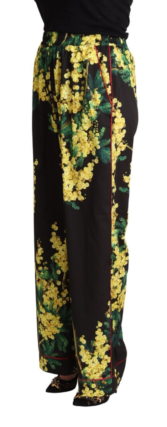 Floral Elegance Wide Leg Pants