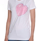 White Cotton Women T-Shirt