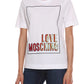 White Cotton Women T-Shirt