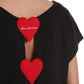 Black Cotton Women T-Shirt