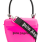 Pink Polyvinyl Women Handbag