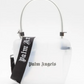 White Polyvinyl Women Handbag