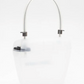 White Polyvinyl Women Handbag