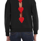 Black Cotton Women Sweater