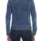 Blue Cotton Women Jacket