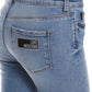 Blue Cotton Women Jean