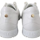 White Leather Monza Sneakers