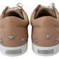 Powder Pink Nappa Leather Sneakers