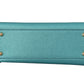 Elegant Medium Sicily Blue Leather Bag