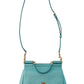 Elegant Medium Sicily Blue Leather Bag