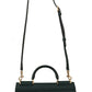 Enchanting Green Leather Sicily Shoulder Bag
