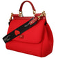 Radiant Red Medium Sicily Handbag
