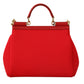 Radiant Red Medium Sicily Handbag