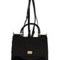 Elegant Black Sicily PVC Shoulder Bag
