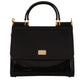 Elegant Black Sicily PVC Shoulder Bag
