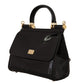 Elegant Black Sicily PVC Shoulder Bag