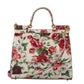 Sicilian Blossom Leather Shoulder Bag