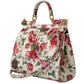 Sicilian Blossom Leather Shoulder Bag