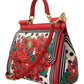 Sicilian Blossom Leather Shoulder Bag