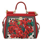 Sicilian Blossom Leather Shoulder Bag