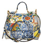 Sicilian Majesty Leather Shoulder Bag