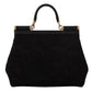 Elegant Sicily Shoulder Bag in Black