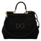 Elegant Sicily Shoulder Bag in Black