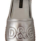 Silver Leather Flat Espadrilles