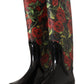 Elegant Floral Rain Boots - Chic All-Weather Footwear