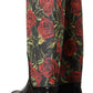 Elegant Floral Rain Boots - Chic All-Weather Footwear