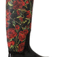 Elegant Floral Rain Boots - Chic All-Weather Footwear