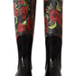 Elegant Floral Rain Boots - Chic All-Weather Footwear
