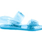 Blue Polivinyl Women Sandal