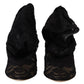 Elegant Stretch Sock Boots in Black
