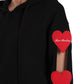 Black Cotton Women Sweater