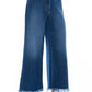 Blue Cotton Women Baggy Jean