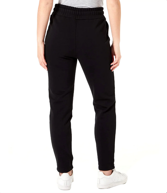 Black Cotton Women Sweatpant
