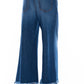 Blue Cotton Women Baggy Jean