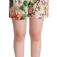 Elegant Fiori Print Bermuda Shorts