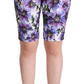 Floral Cropped Mid-Waist Pants