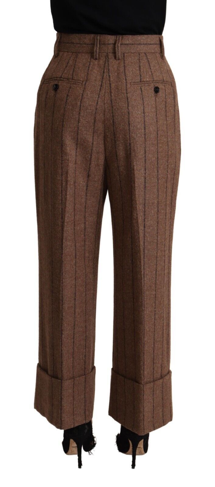 Elegant High-Waisted Straight Pants