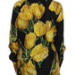 Floral Silk Pajama-Style Blouse