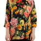 Exquisite Multicolor Elbow Sleeve Blouse