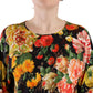 Exquisite Multicolor Elbow Sleeve Blouse