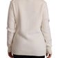 Elegant Floral Embroidered Wool Turtleneck